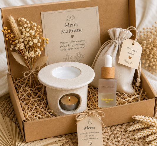 Coffret Merci Maîtresse - Brûleur et Soleil Exotique